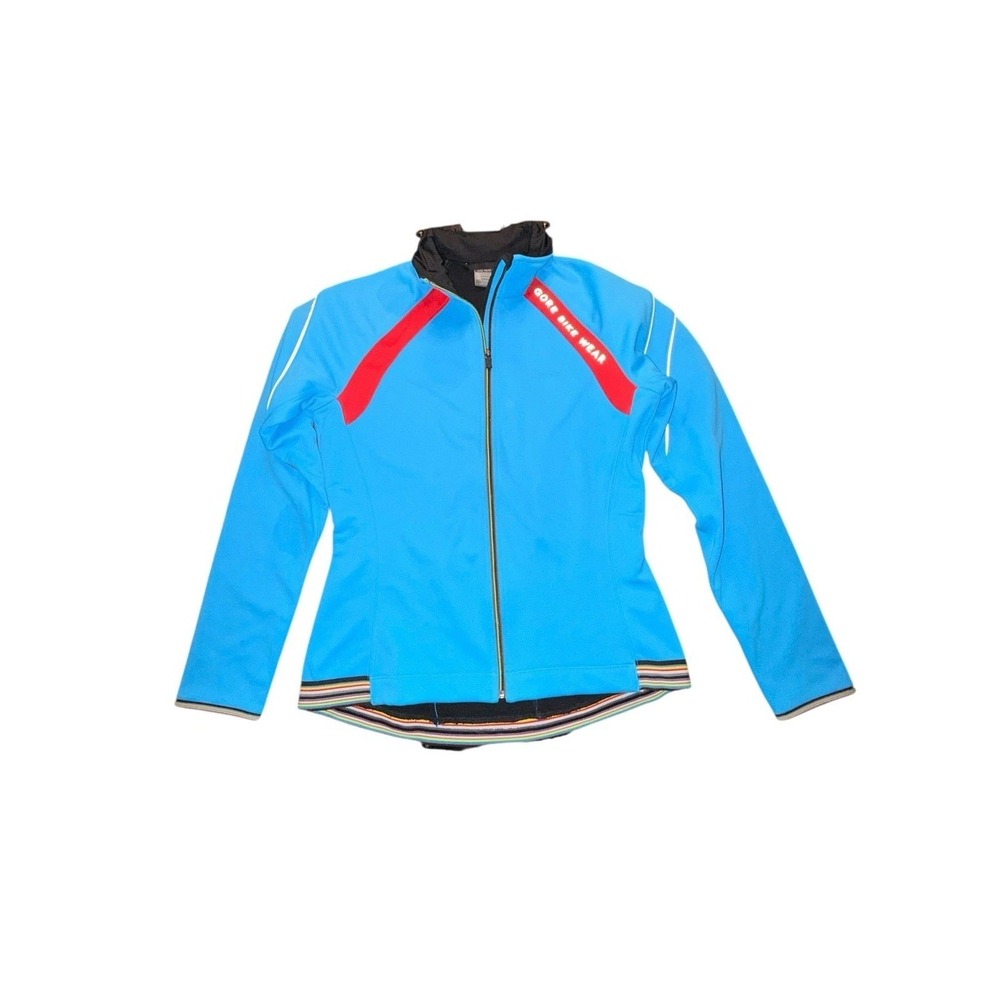 Gore Bike Wear Windstopper Cycling Jacket Men's M Blue Red